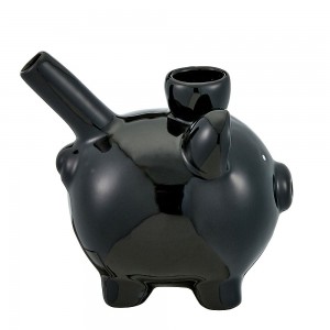 Roast & Toast Piggy Pipe - Black [88092]